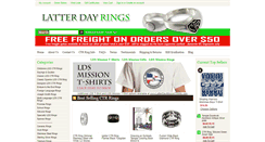 Desktop Screenshot of latterdayrings.com